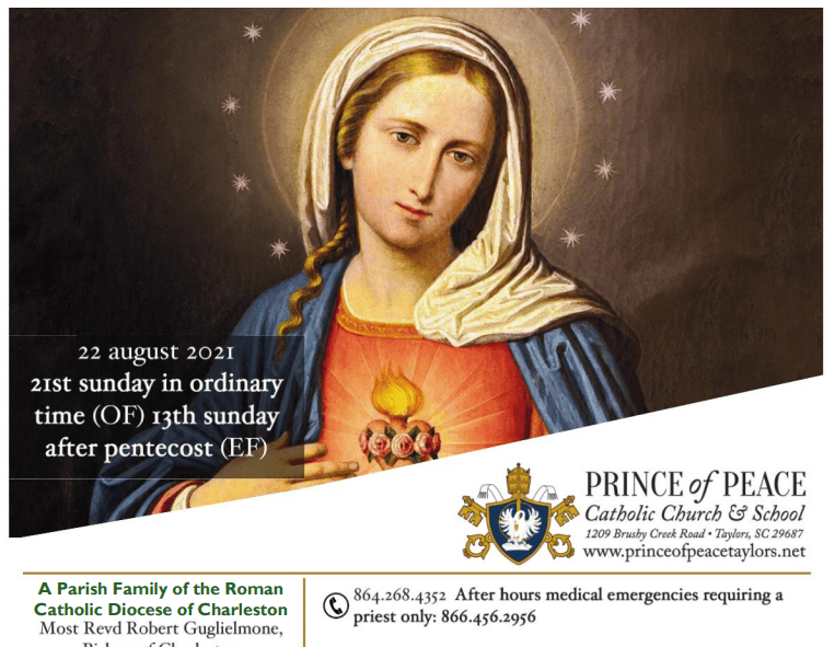 22 August 2021 Bulletin